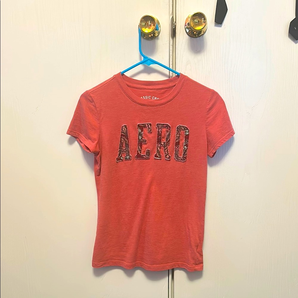 Aeropostale Classic Crew Pink Tee🩷